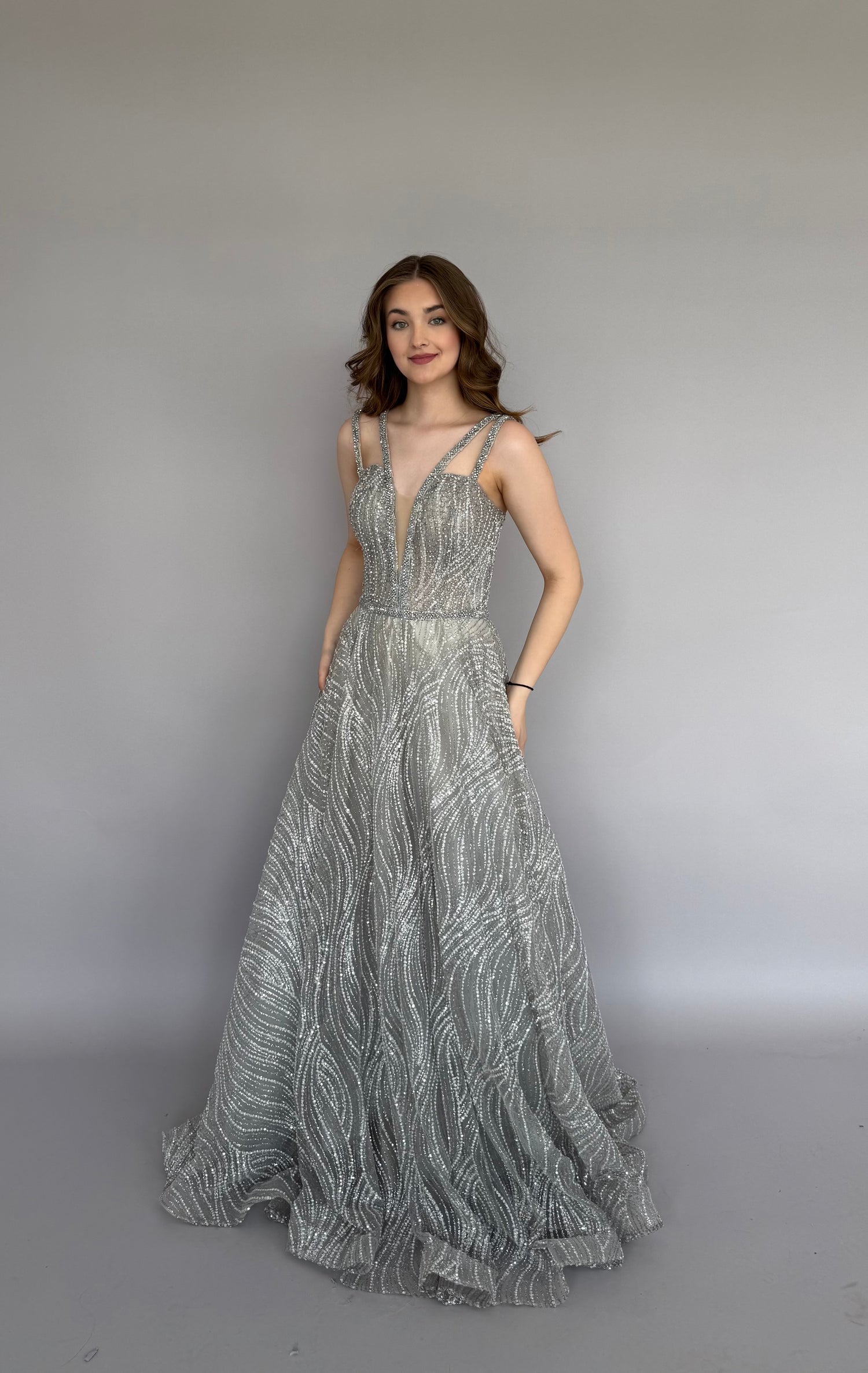 Rochie Silver Bloom