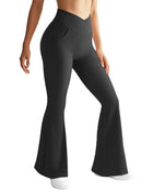 Colanți lungi evazați VibeFlow - Negru