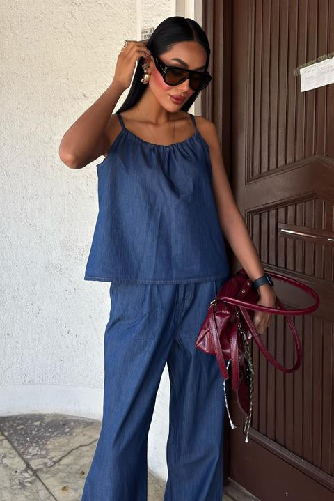Compleu damă denim lejer Summer Ease