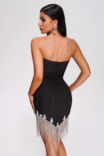 1126 Morwa Rhinestone Negru