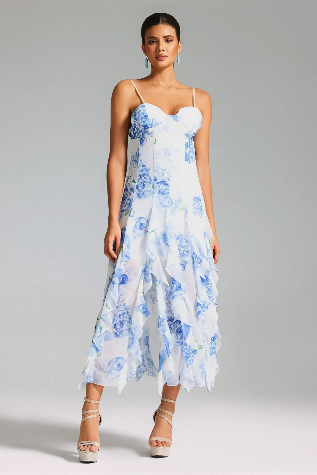 Kerlin-Flower-Print-Ruffled-Slit-Dress-3_1500x