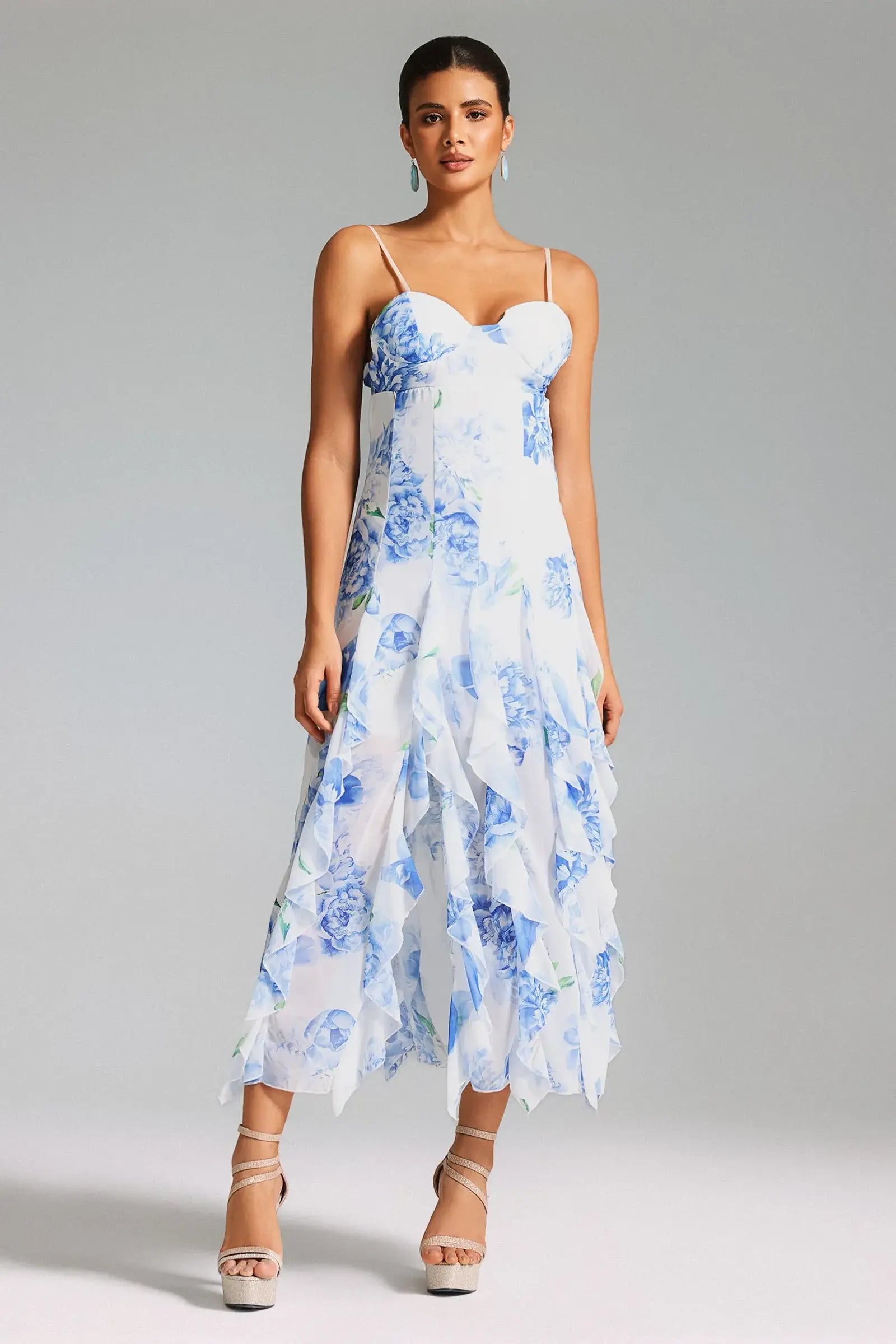 Kerlin-Flower-Print-Ruffled-Slit-Dress-3_1500x