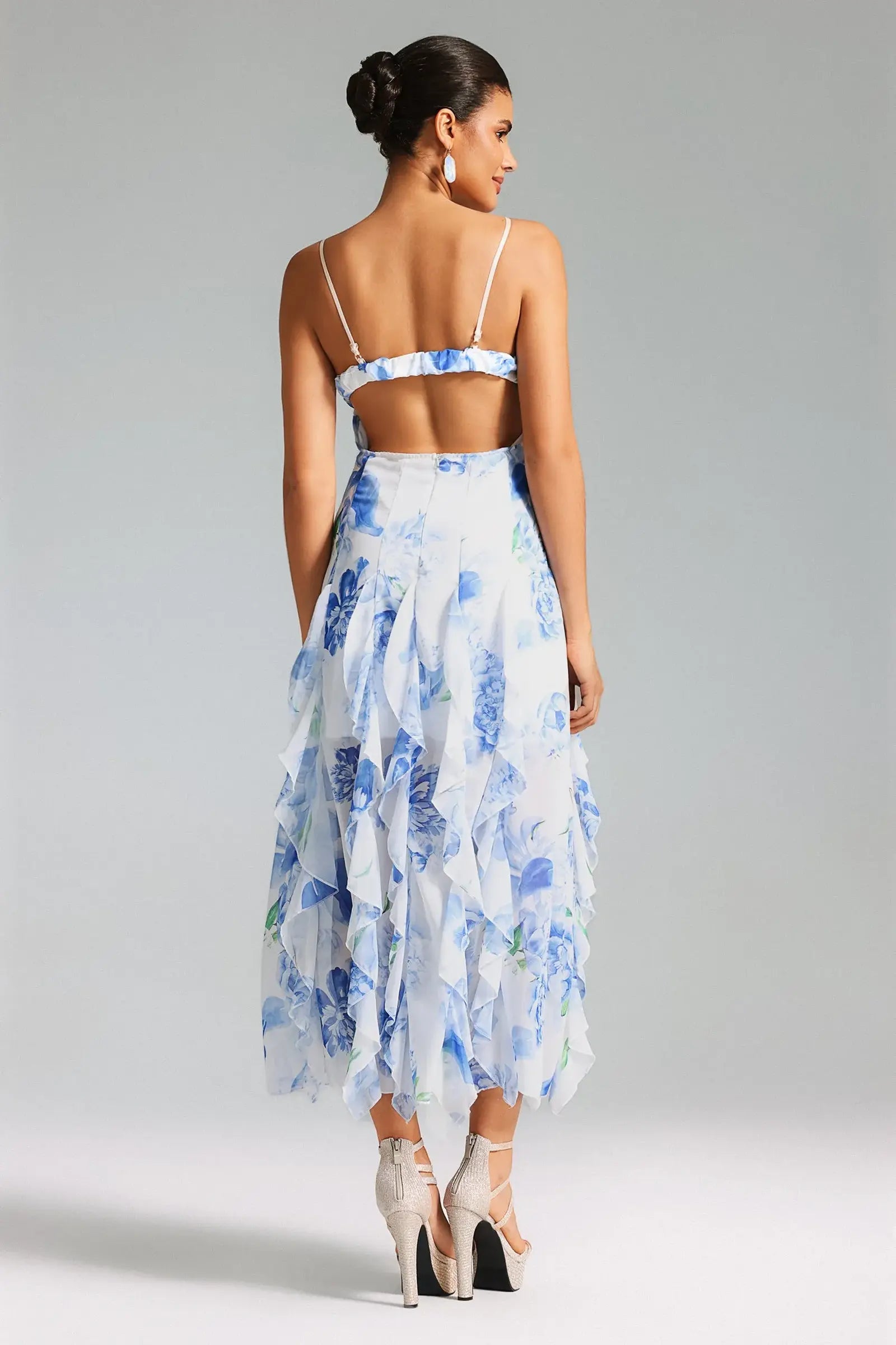 Kerlin-Flower-Print-Ruffled-Slit-Dress-2_1500x