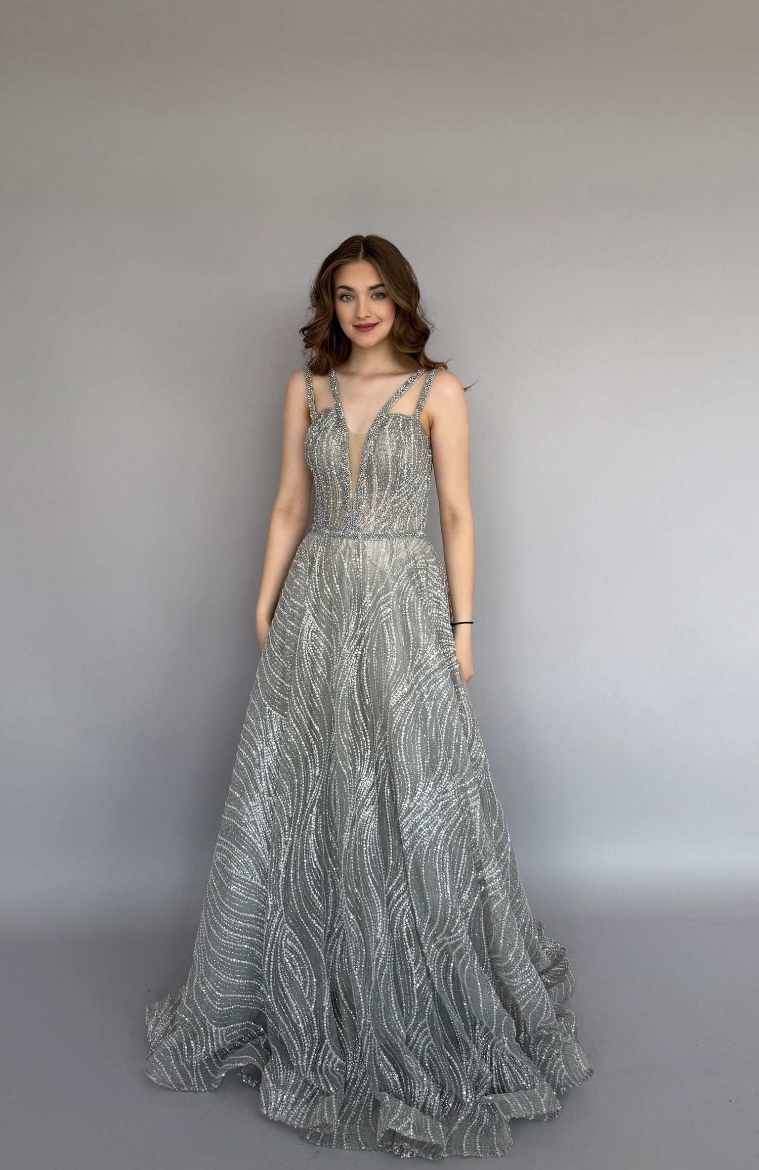 Rochie Silver Bloom