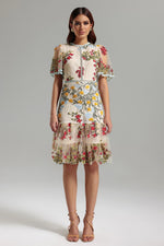 Julieta Floral Embroidery Midi Dress (2)