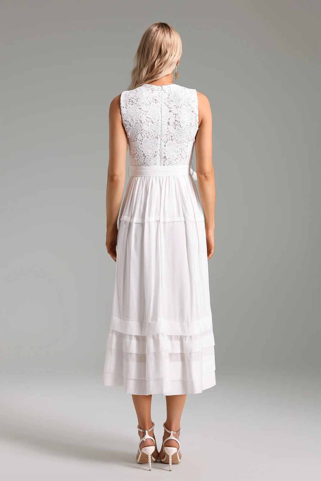 Volary Crew Neck Maxi Dress-3