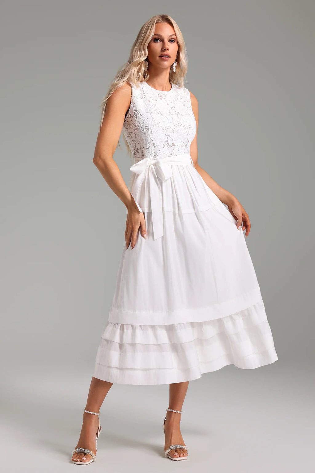 Volary Crew Neck Maxi Dress-1