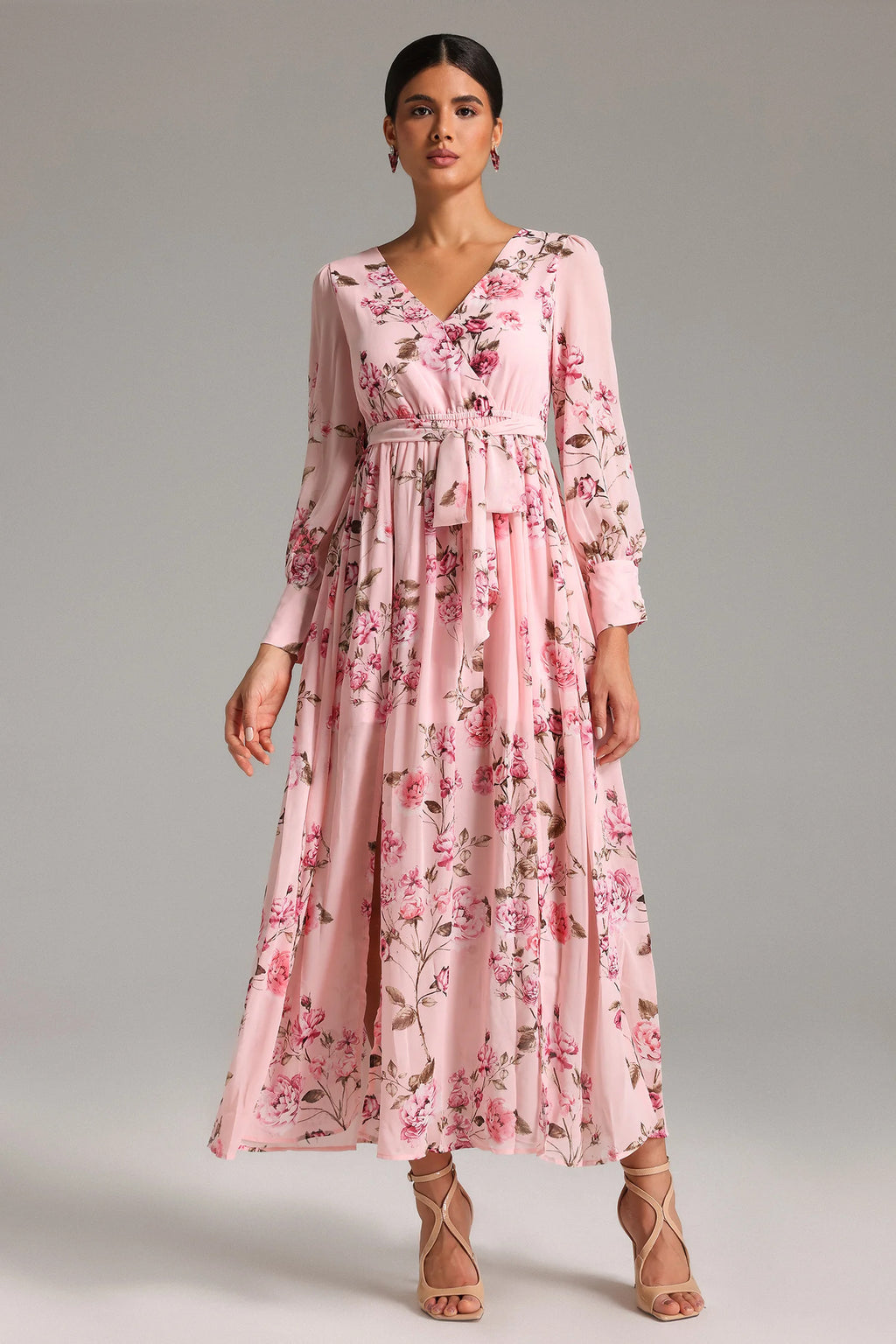 Fara Floral Printed Maxi Dress-1