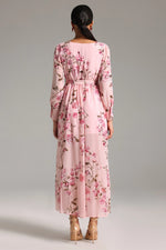 Fara Floral Printed Maxi Dress-3