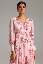 Fara Floral Printed Maxi Dress-2