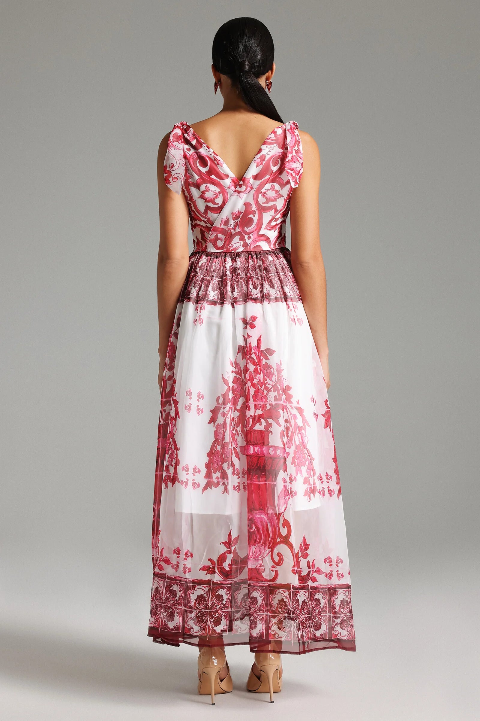 Kanre Printed Maxi Dress-3