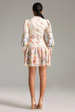 Demri Crochet Embroidery Dress-3