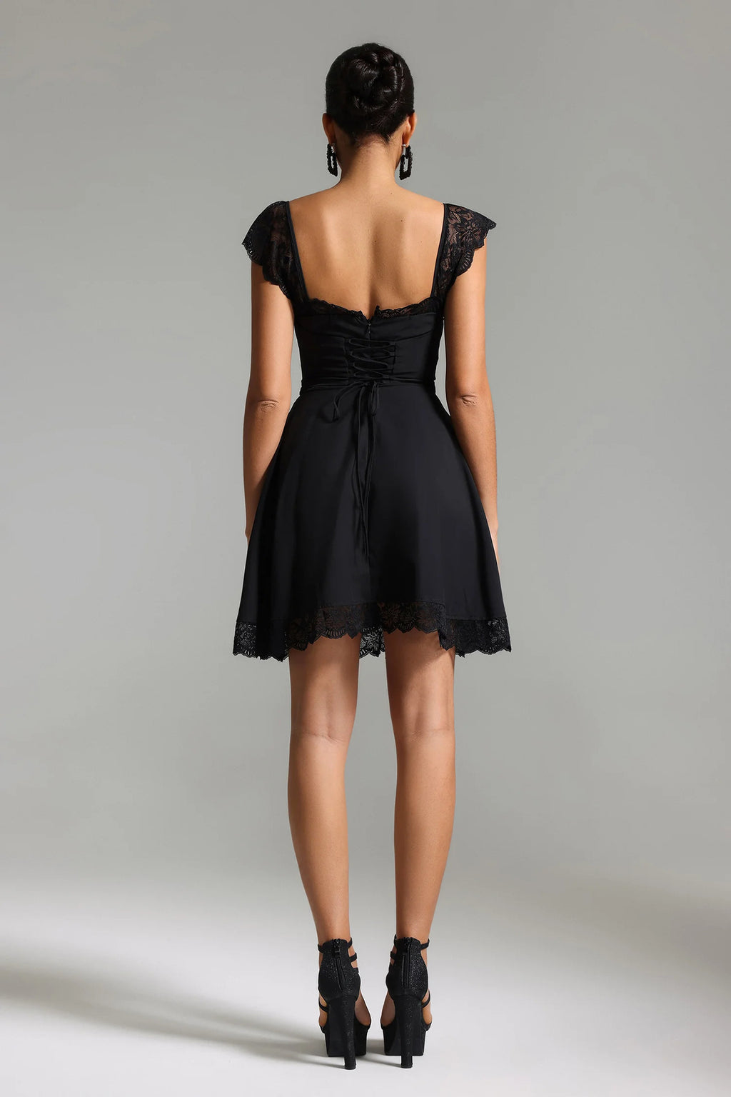 Garela Lace Mini Dress-3