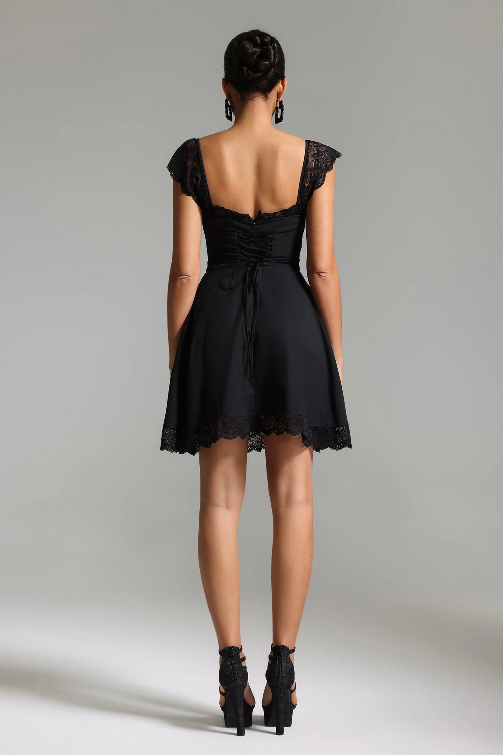 Garela Lace Mini Dress-3