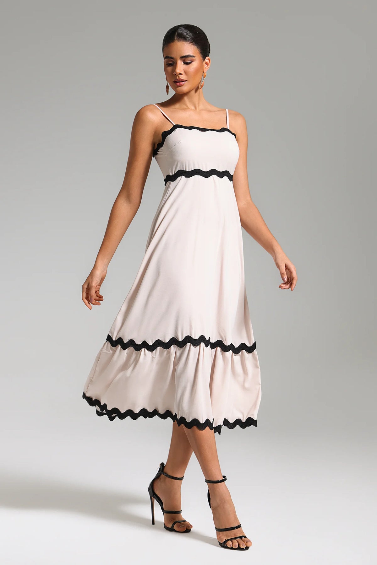 Twyla Spaghetti Strap Midi Dress-1