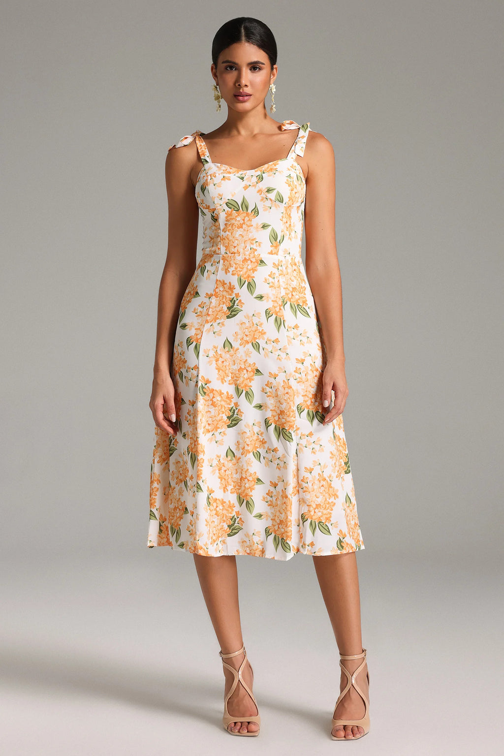 Moony Printed Suspender Dress-1