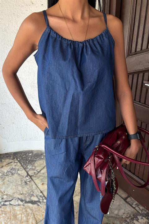 Compleu damă denim lejer Summer Ease
