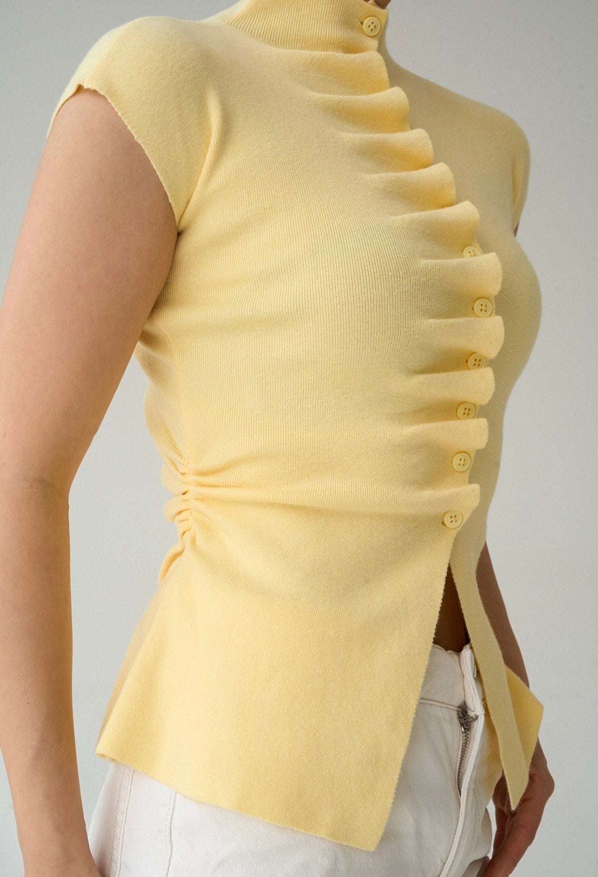 Tricou Charm Yellow