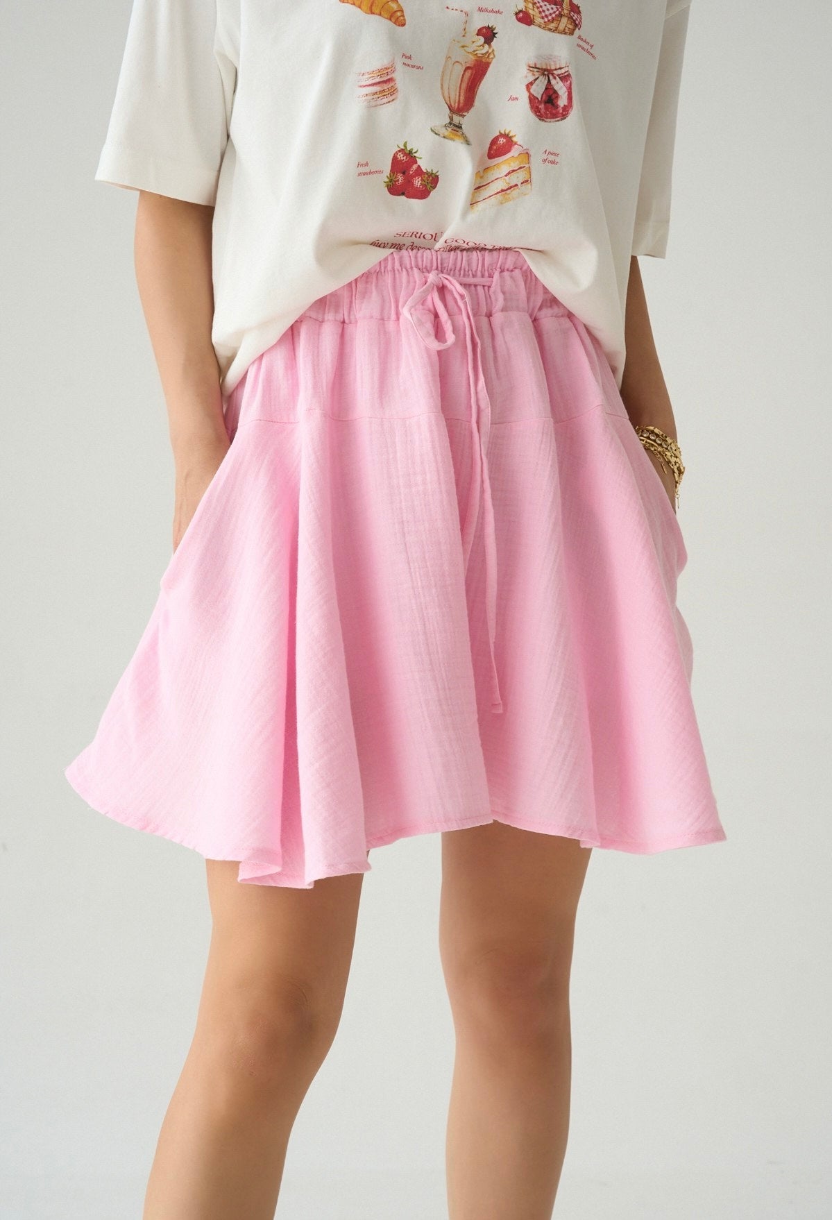 Fustă mini Pink Aura