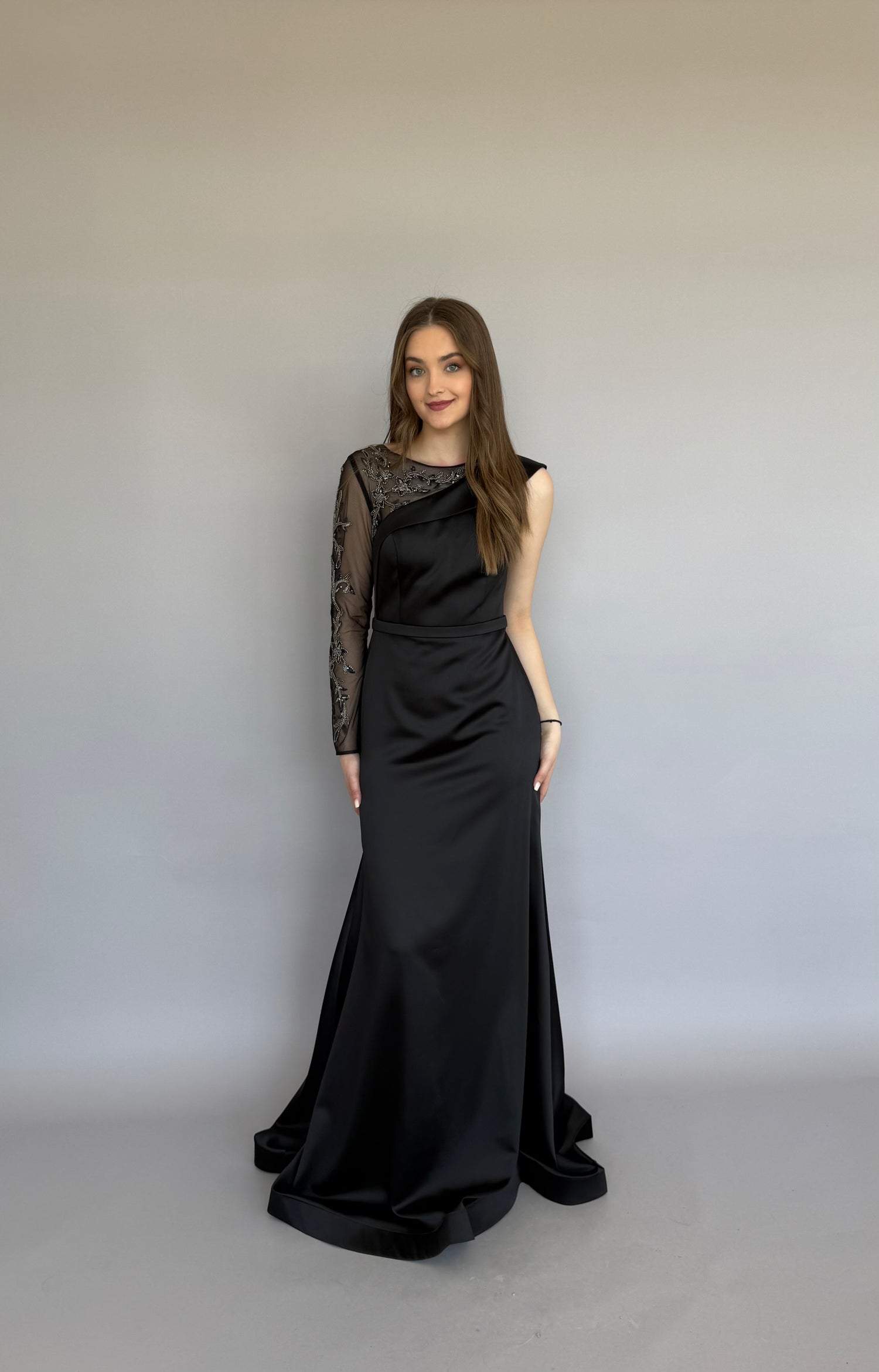 Rochie Black Satin