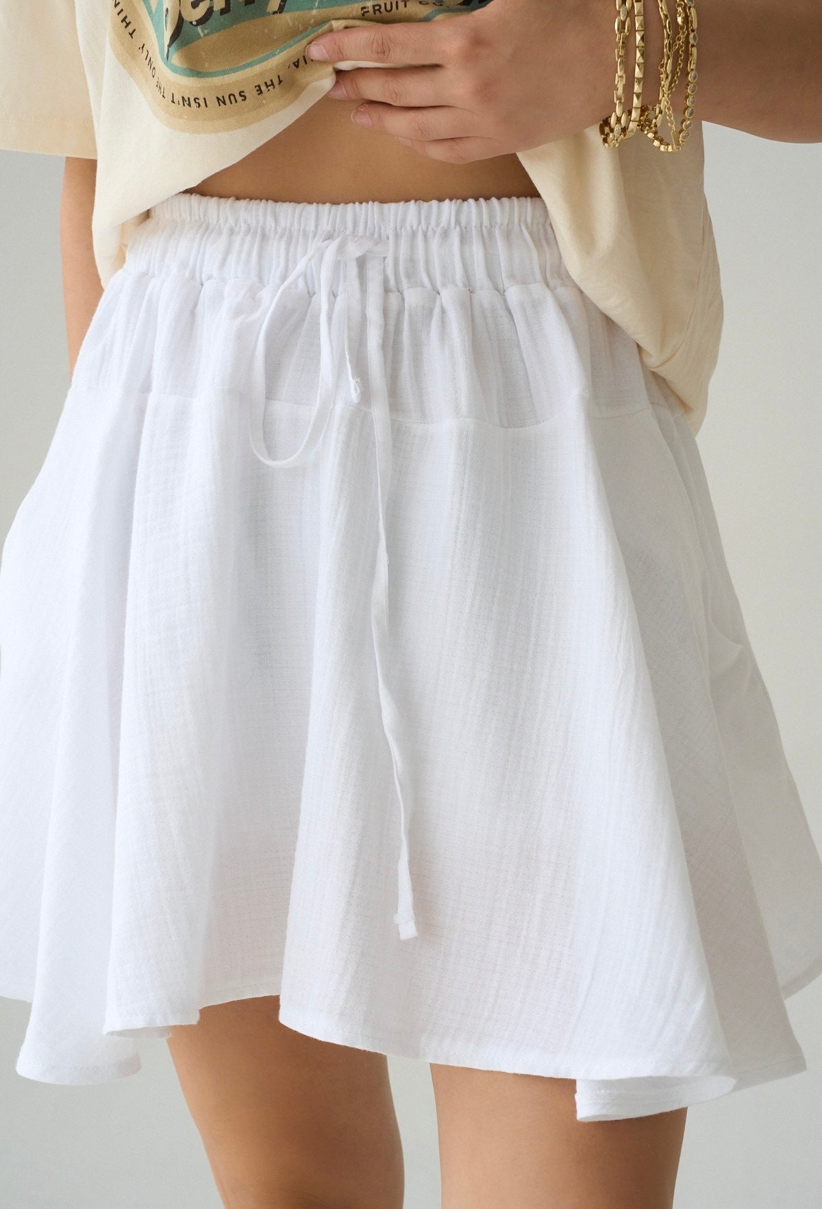 Fustă mini White Aura