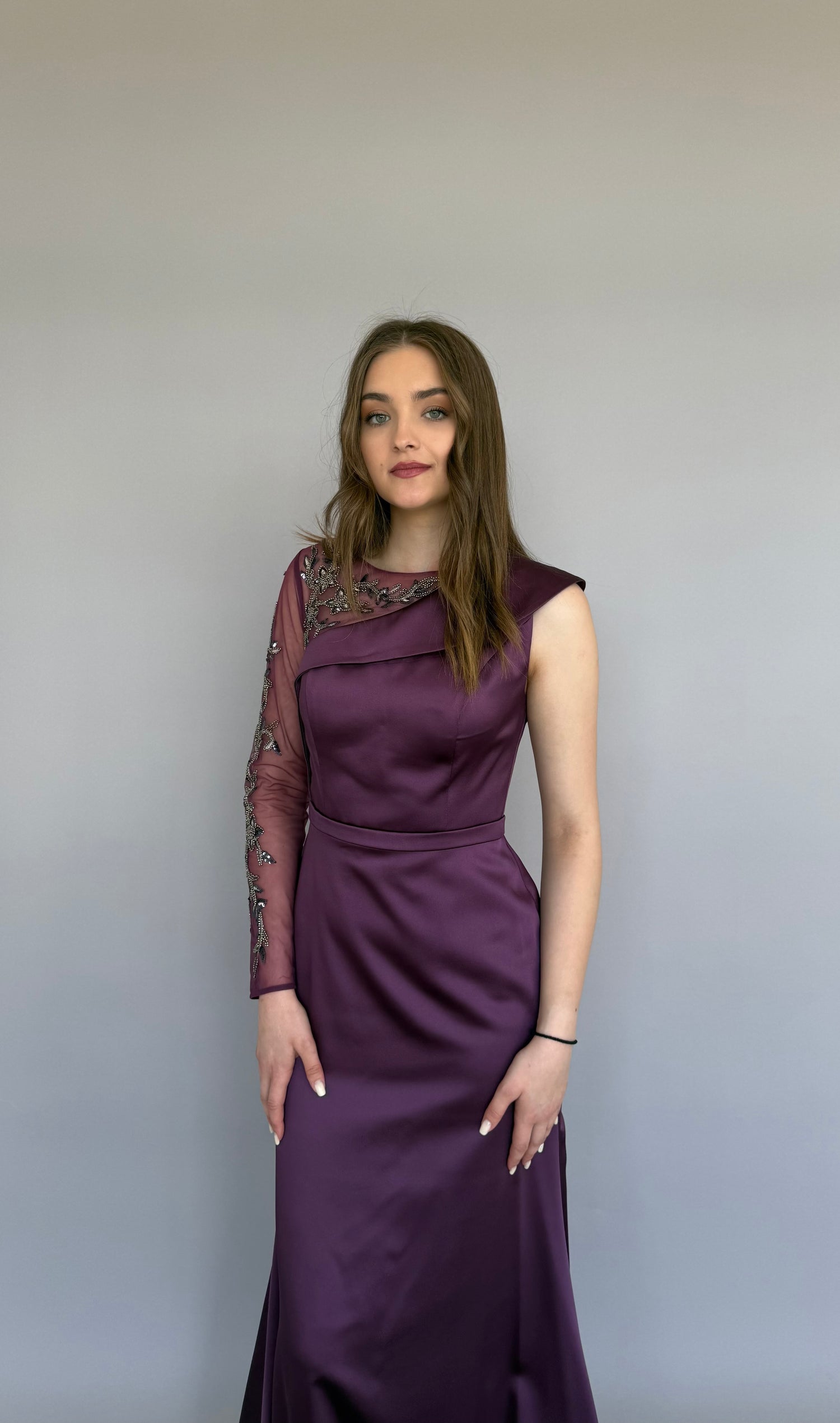 Rochie Violet Satin