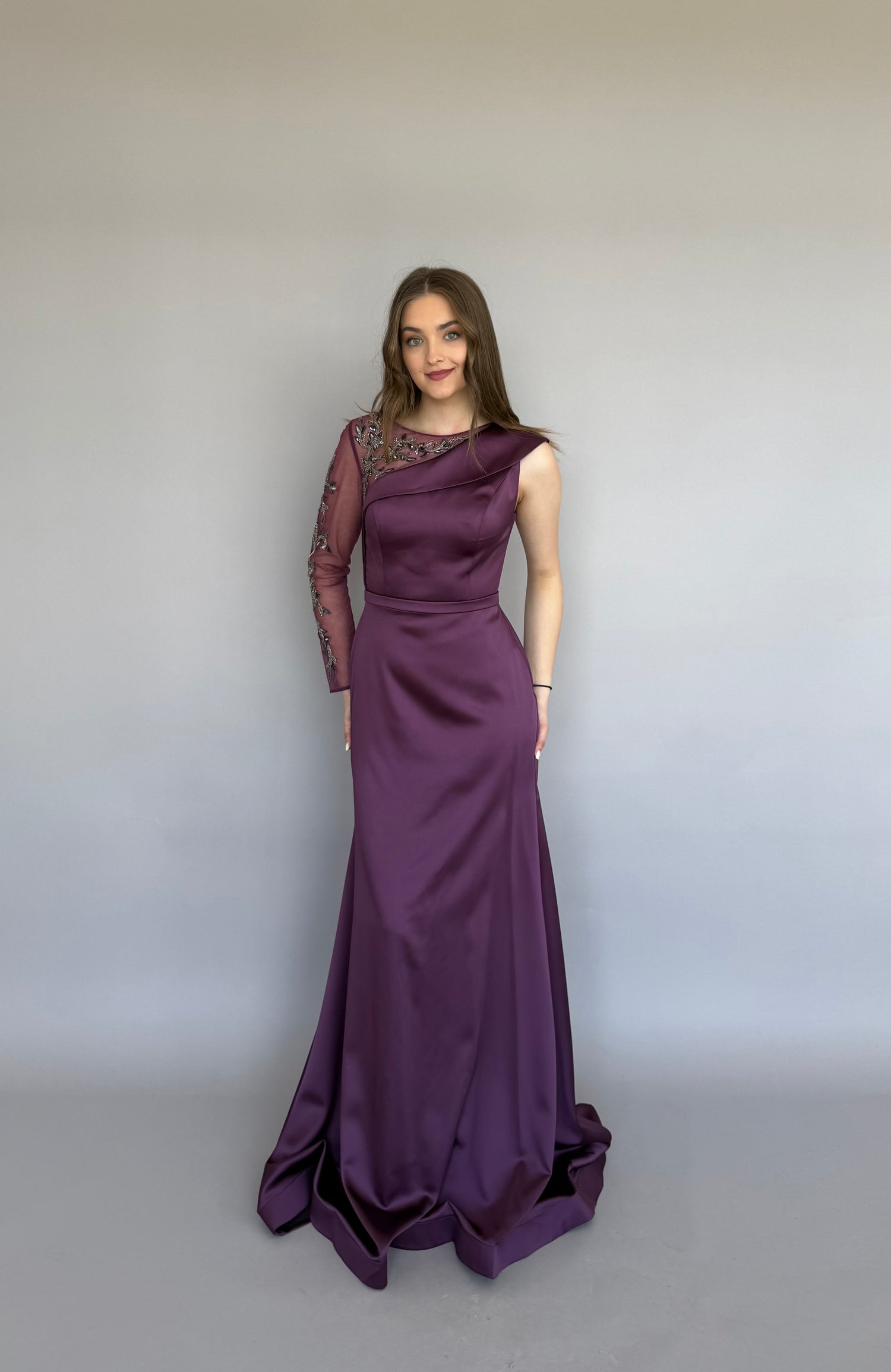 Rochie Violet Satin