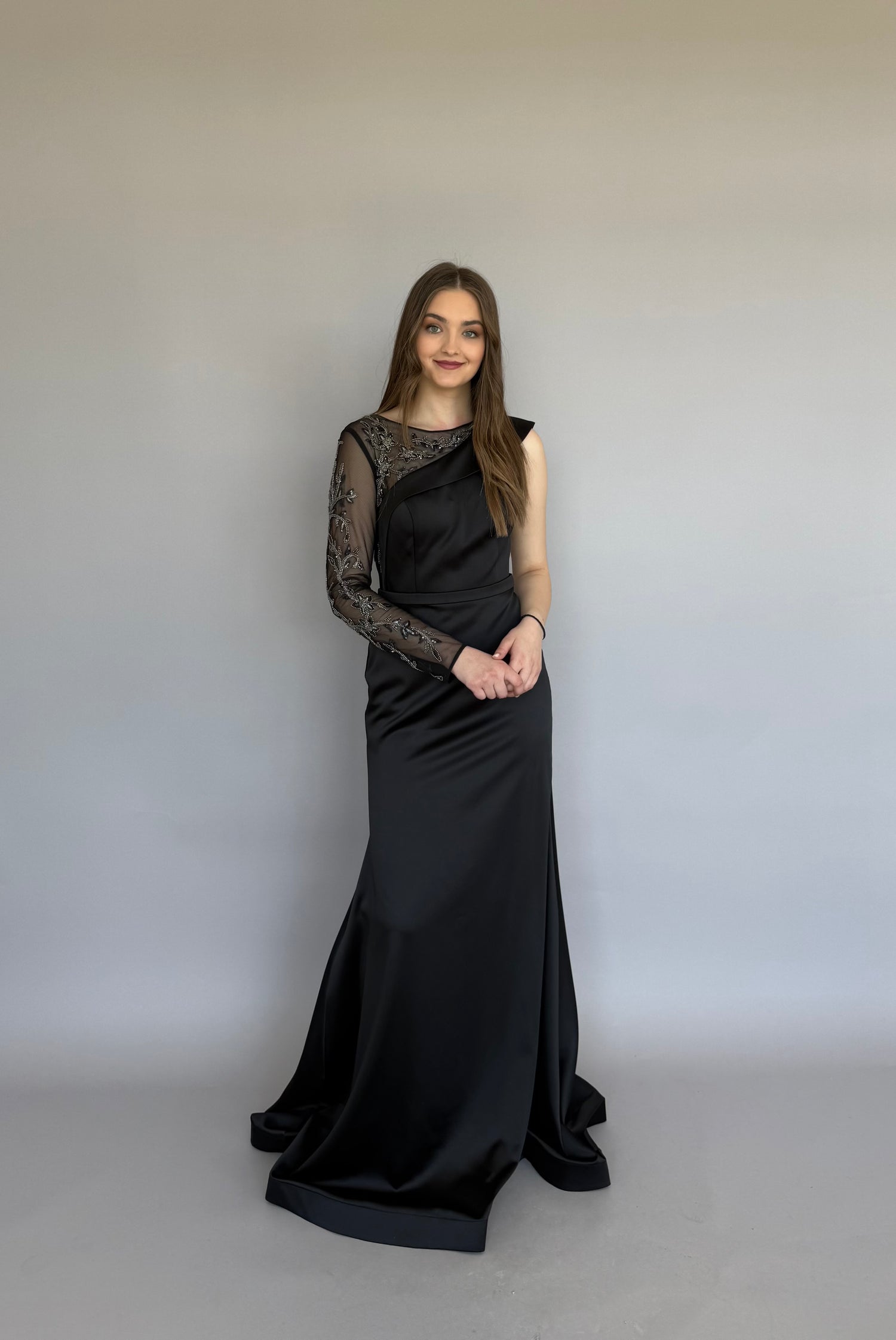 Rochie Black Satin