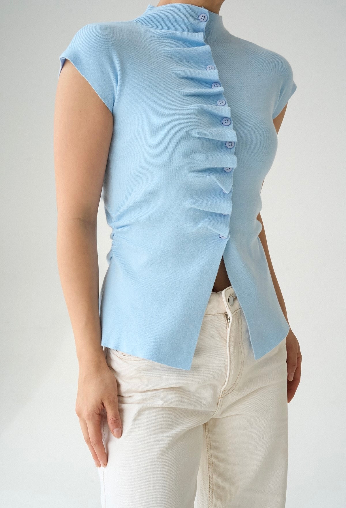 Tricou Charm Blue