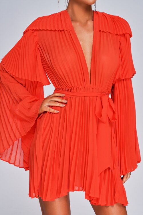 Rochie Plisată Lizew - imagine 5