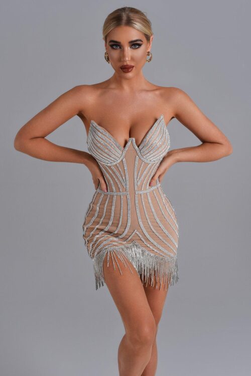 Rochie Lola Diamond - Crem