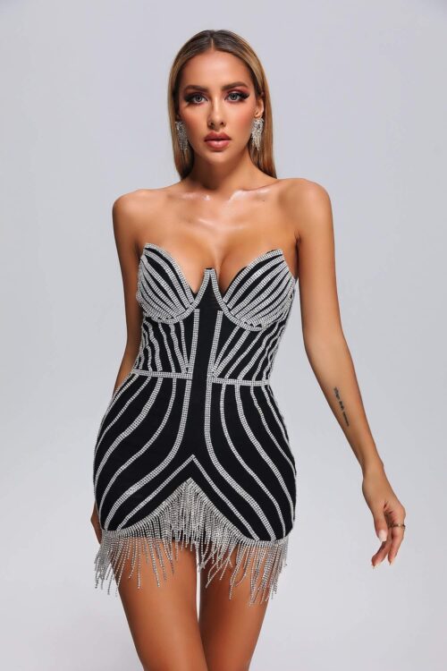 Rochie Lola Diamond - Negru