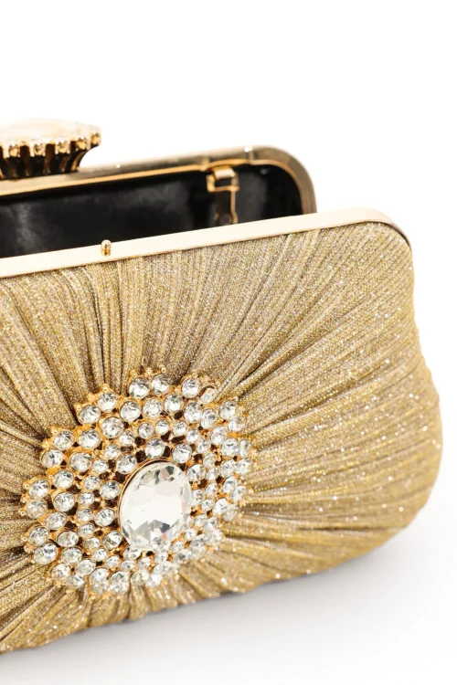 Clutch Fero Pleated Diamond - imagine 4
