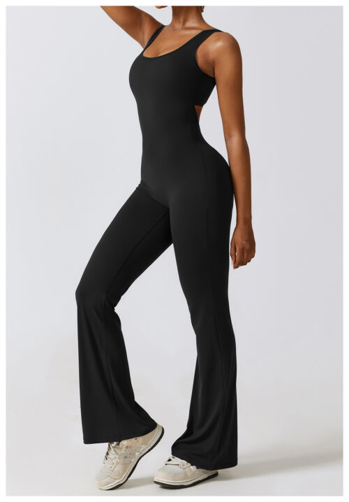 Salopeta PushFit - Negru - imagine 2