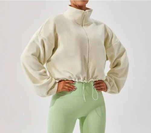 Jacheta Cozy Mode - Alb