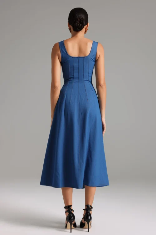 Rochie Vercia Denim - imagine 3