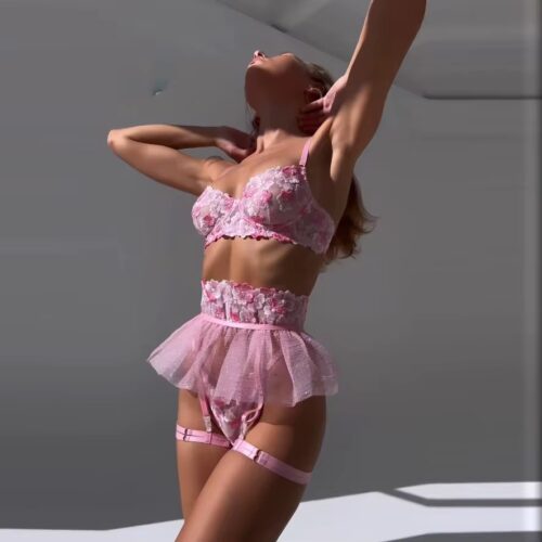 Lenjerie intima din dantela Babygirl - imagine 3